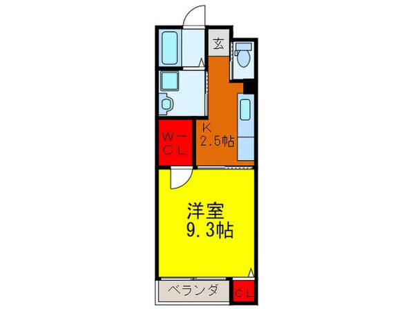 コーポエビスの物件間取画像